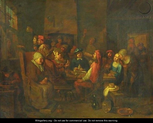 Tavern Scene - (after) Jacob Van Toorenvliet