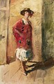 A Full Length Portrait Of An Actress In A Hat - Isaac Israels