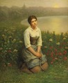 Peasant Girl, Picardy - Daniel Ridgway Knight