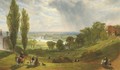 The Thames From Richmond Hill - Alexander F. Rolfe