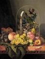 Still Life With Exotic Birds And Fruit - Ellen Ladell
