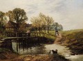 Crossing The Brook - (after) Thomas Creswick