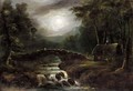 Moonlit River Landscape - (after) Sebastian Pether