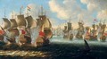 A Naval Engagement Between Dutch And English Ships - Dutch School