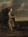 A Falconer In An Extensive Landscape - Flemish School