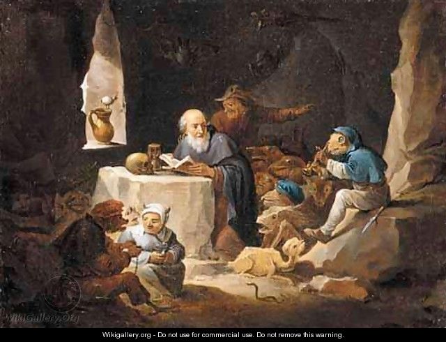 The Temptation Of Saint Anthony - (after) David The Younger Teniers