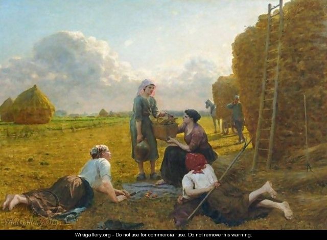 Dans La Plaine - Jules (Adolphe Aime Louis) Breton