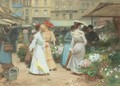 The Flower Market - Victor-Gabriel Gilbert