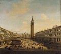 Venice, A View Of The Piazza Di San Marco - (after) Vincenzo Chilone