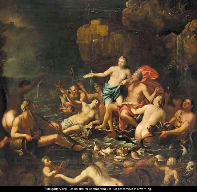 The Triumph Of Neptune And Amphitrite - Johann Heiss