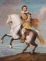 An Equestrian Portrait Of Prince Frederick Heinrich Of The Netherlands (1584-1647) - (after) Pauwels I Van Hillegaert