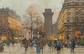 Les Grands Boulevards A Paris - Eugene Galien-Laloue
