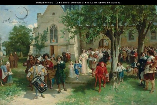 The Baptism 2 - Alfred Louis Vigny Jacomin