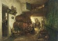 In The Wine Cellar - Johannes Anthonie Balthasar Stroebel