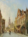 Market Day In Winschoten - Pieter Christiaan Cornelis Dommersen