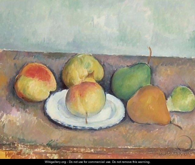 Nature Morte Pommes Et Poires - Paul Cezanne