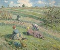 Sarcleurs Dans Les Champs, Pontoise - Camille Pissarro