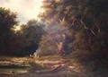 A Woodland Camp - Albert Rieger