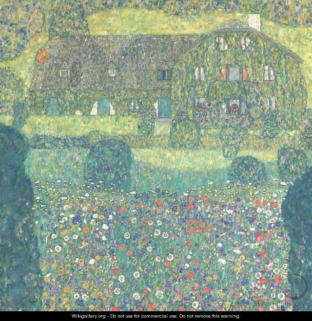 Landhaus Am Attersee - Gustav Klimt