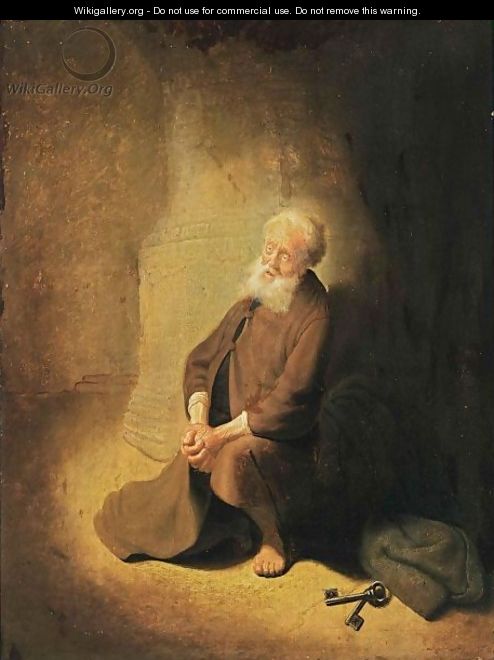 St. Peter Repentant - (after) Harmenszoon Van Rijn Rembrandt