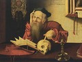 St. Jerome In His Study - (after) Cleve, Joos van