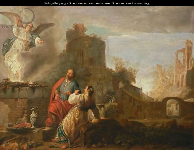 The Sacrifice Of Manoah - Claes Cornelisz Moeyaert