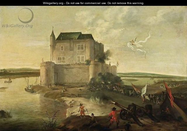 The Siege Of A Dutch() Fortified Castle - Dirck Willemsz. Stoop