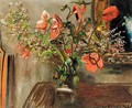 Still Life With Poppies - Boris Dmitrievich Grigoriev