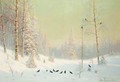 Capercaillie In Winter - Vladimir Leonidovich Muraviov