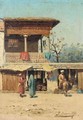 Street Traders In Samarkand - Richard Karlovich Zommer
