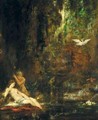 La Source Surprise Par Un Satyre - Gustave Moreau
