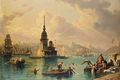 Bathing In The Bosphorus - (after) Hubert Sattler