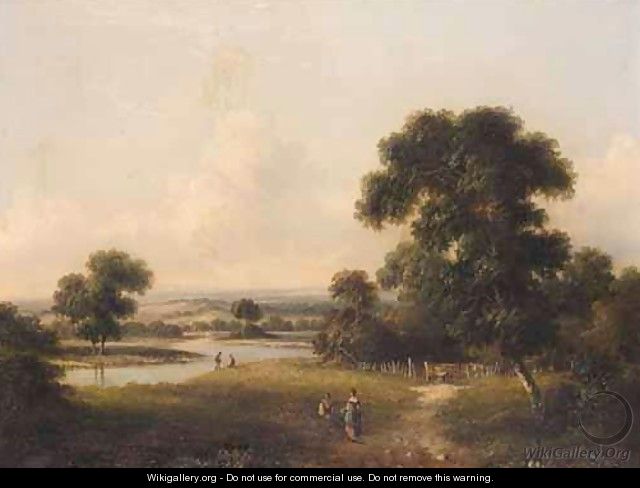 Woodland River Landscape - (after) Walter Heath Williams