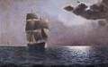 Sailing In Moonlit Seas - Emilios Prosalentis