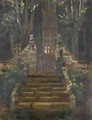 The Garden Steps - Norman Garstin