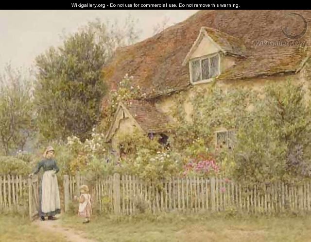 An Old Farm, Pinner - Helen Mary Elizabeth Allingham, R.W.S.