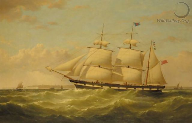 The Barque Montrose Outward Bound Off Margate - Samuel Walters