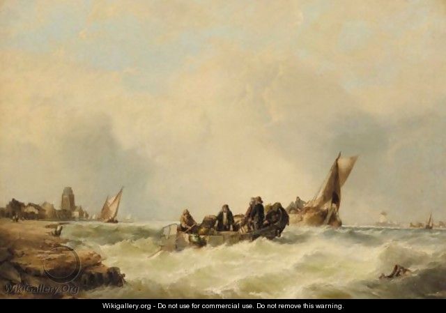 Hauling In The Nets - Alfred Montague