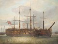 Le Juste And L'America In Portsmouth Harbour - Richard Livesay