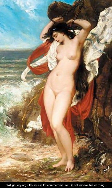Andromeda Chained To The Rocks - William Etty