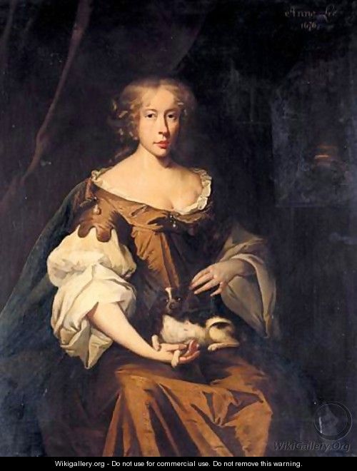 Portrait Of Ann Lee, Daughter Of John Warner Lee, Archdeacon Of Rochester   - John Riley