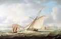 The English Cutter Yacht Venus And A Pilot Boat Off The Coast - Thomas Buttersworth