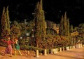 Piazza Della Constituzione By Night, Athens - William Holman Hunt