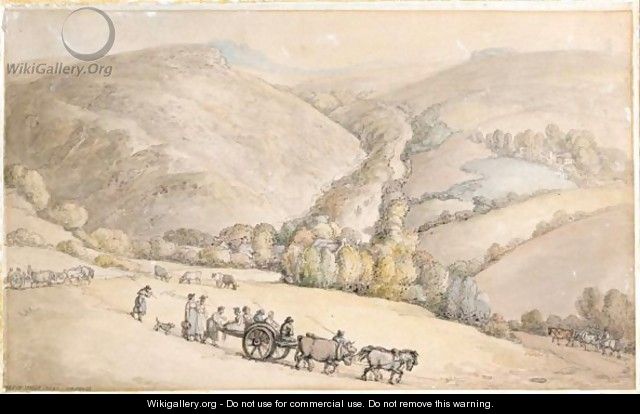 Brown Willy Rocks, Bodmin Moor - Thomas Rowlandson