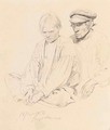 Study Of Peasant Boy And Man - Ilya Efimovich Efimovich Repin