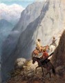 Mounted Cossacks In The Mountains - Konstantin Nikolaevich Filippov