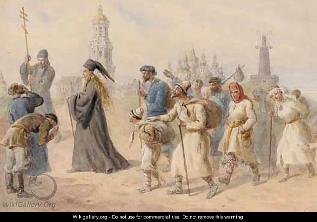 Pilgrimage To The Kiev-Pecherskaya Lavra - Carl Goebel