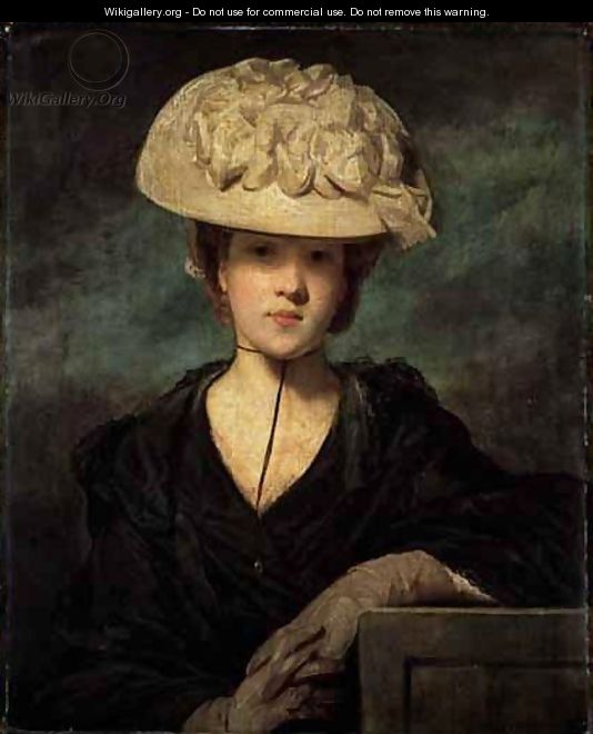 Portrait Of Miss Hickey   - Sir Joshua Reynolds