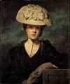 Portrait Of Miss Hickey   - Sir Joshua Reynolds