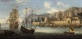 A Mediterranean Harbour Scene - Alessandro Grevenbroeck